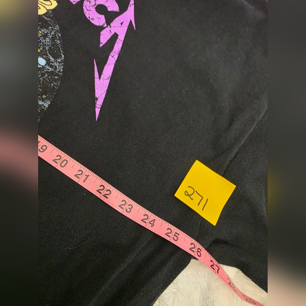 Metallica Oversized Black T-Shirt with Purple Graphic - Picture 6 of 7